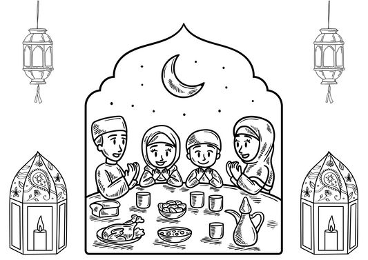 Coloriage RAMADAN